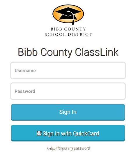 Sign in with Quickcard. . Bibb county classlink